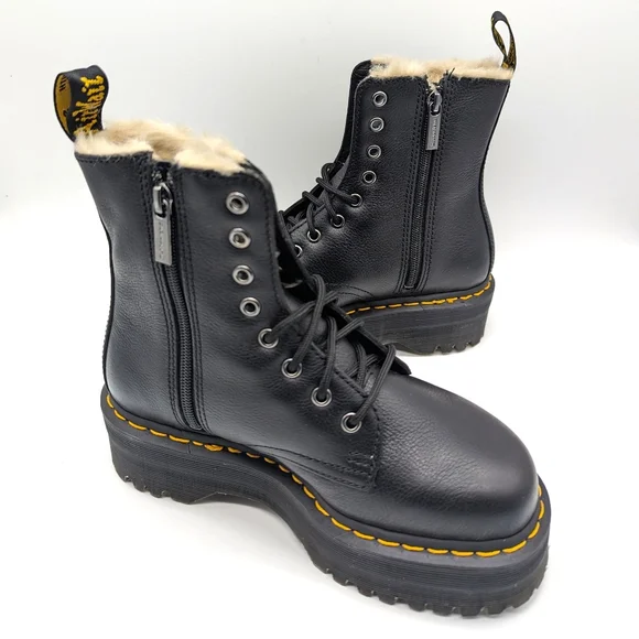 NWOB DR. MARTENS Jadon FL 8 Eye Boots - Picture 4 of 14